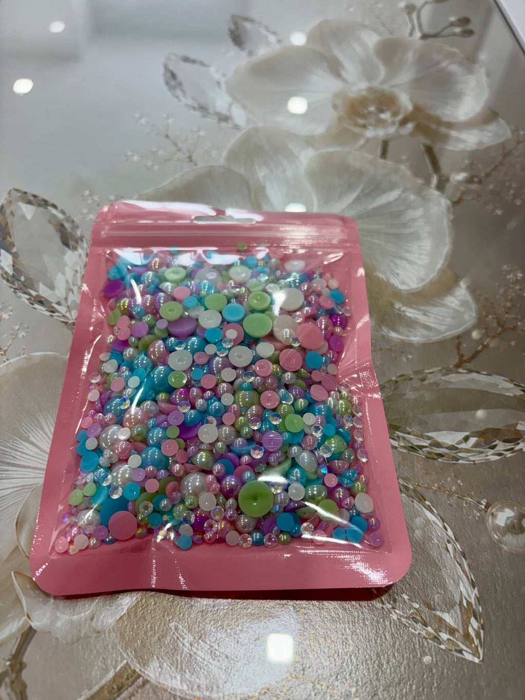 Half Pearls Pastel Color AB Mix