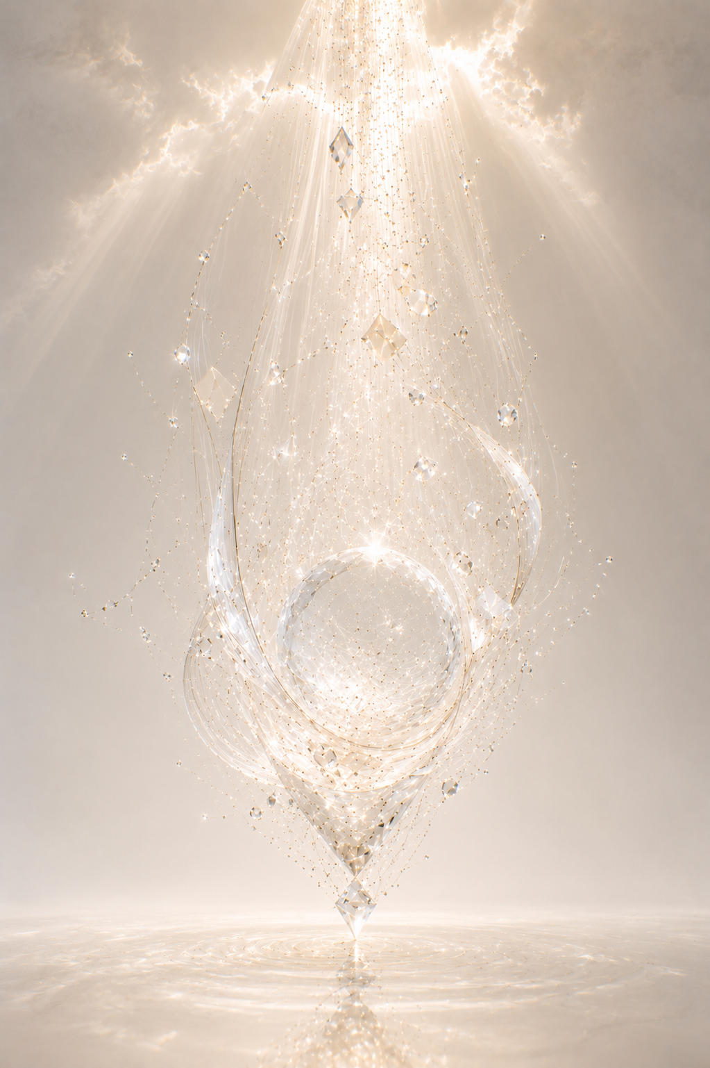 Specimen III-004 Crystal Flux — fine art print by Maison du Silence