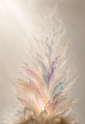 The Last Crystal Garden — crystalline botanical fine art print by Maison du Silence