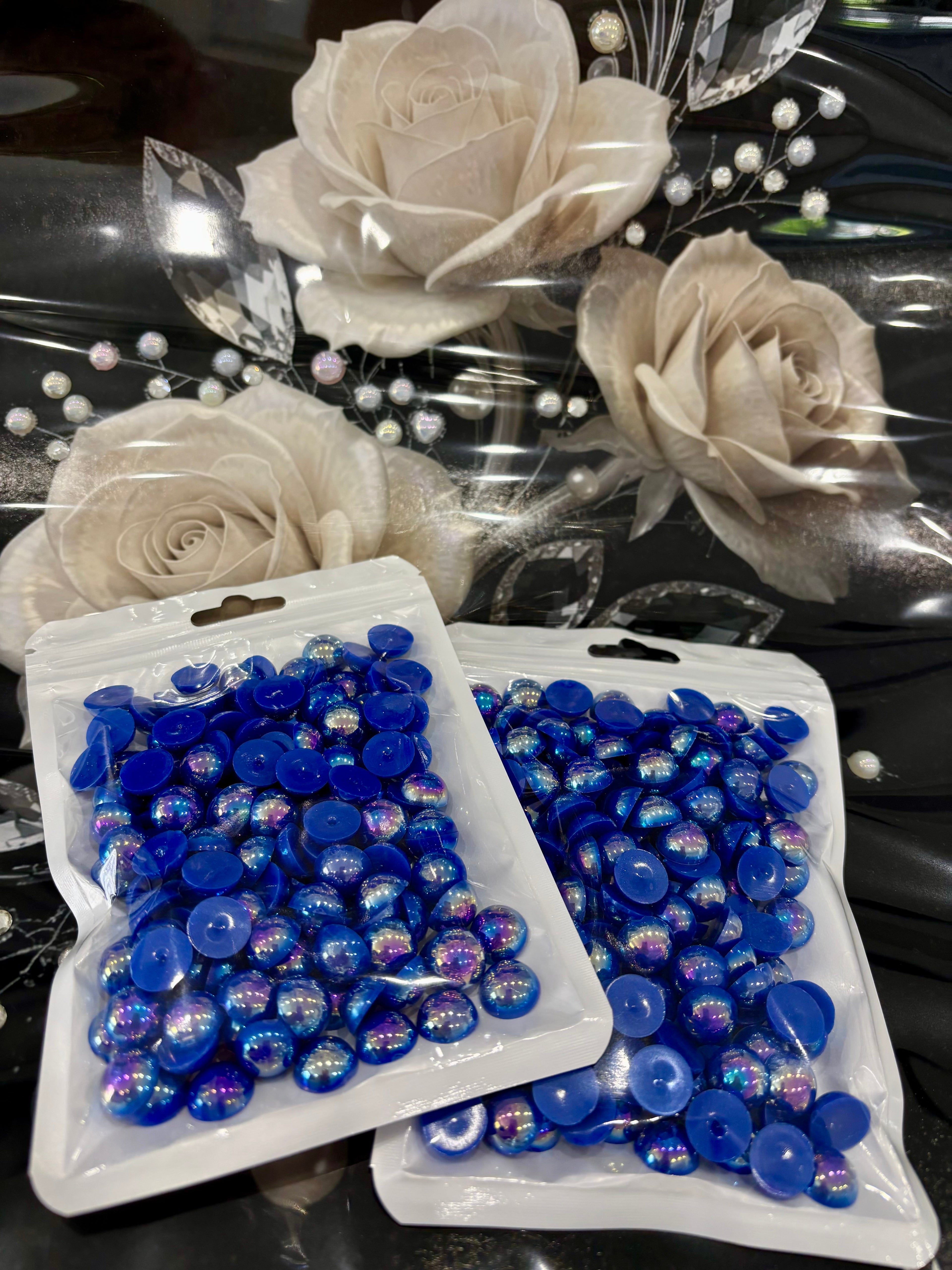 Half Pearls 12mm Sapphire