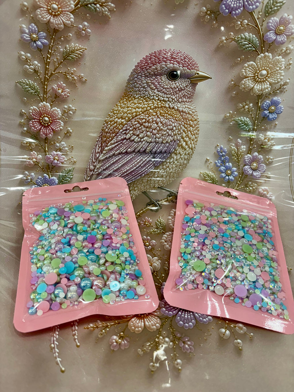 Half Pearls Pastel Color AB Mix