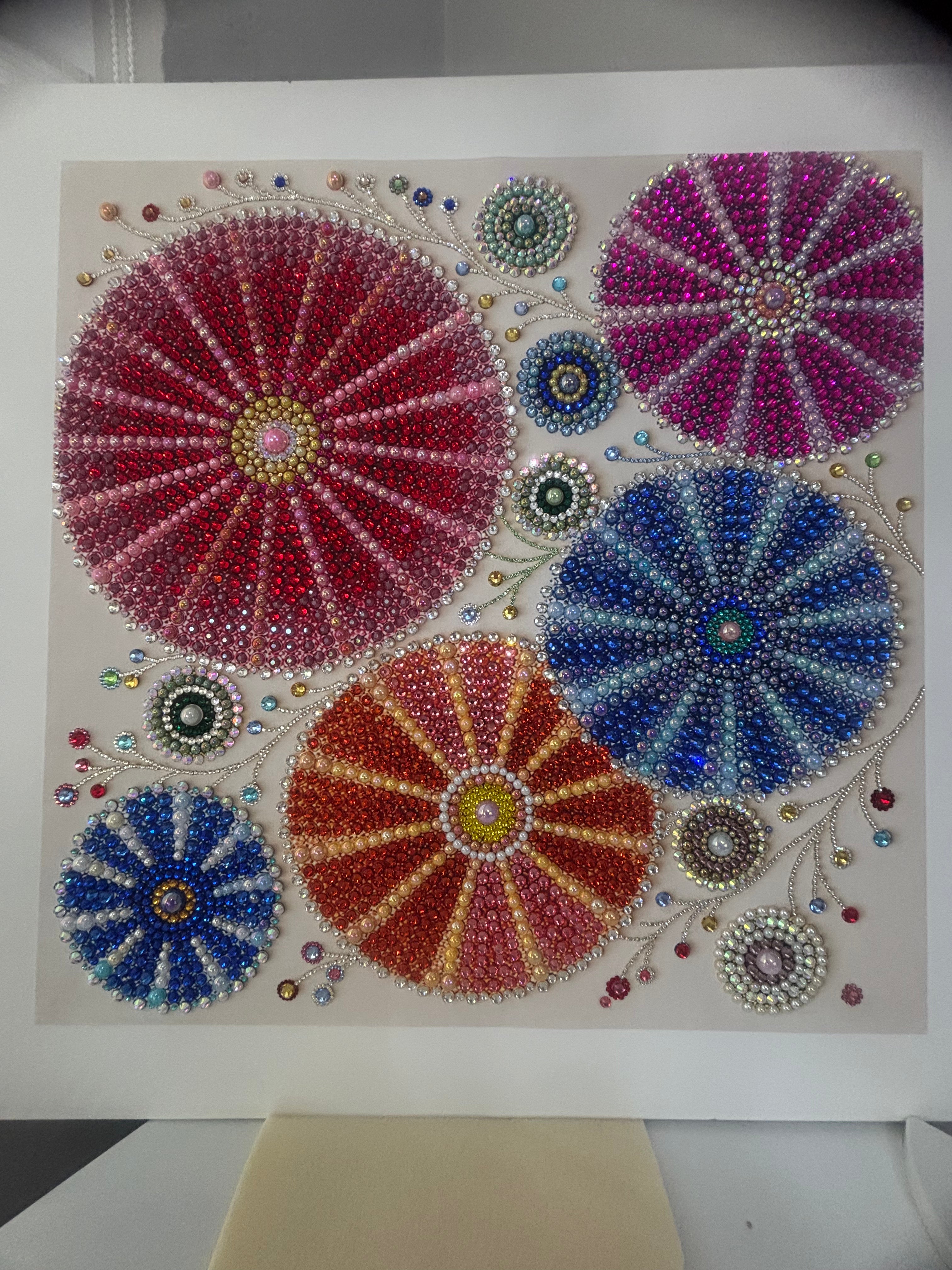 Symphony of Color — Handmade Rhinestone Artwork