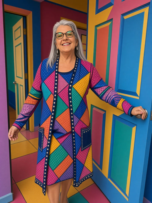 Ageless Joy — vibrant portrait fine art print