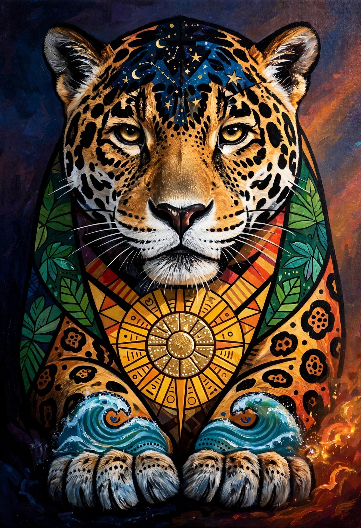 The Guardian — pop art jaguar fine art print