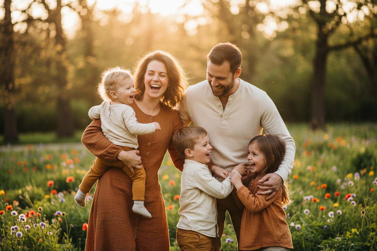 Family portrait printed on Koala Ultra Premium Satin paper