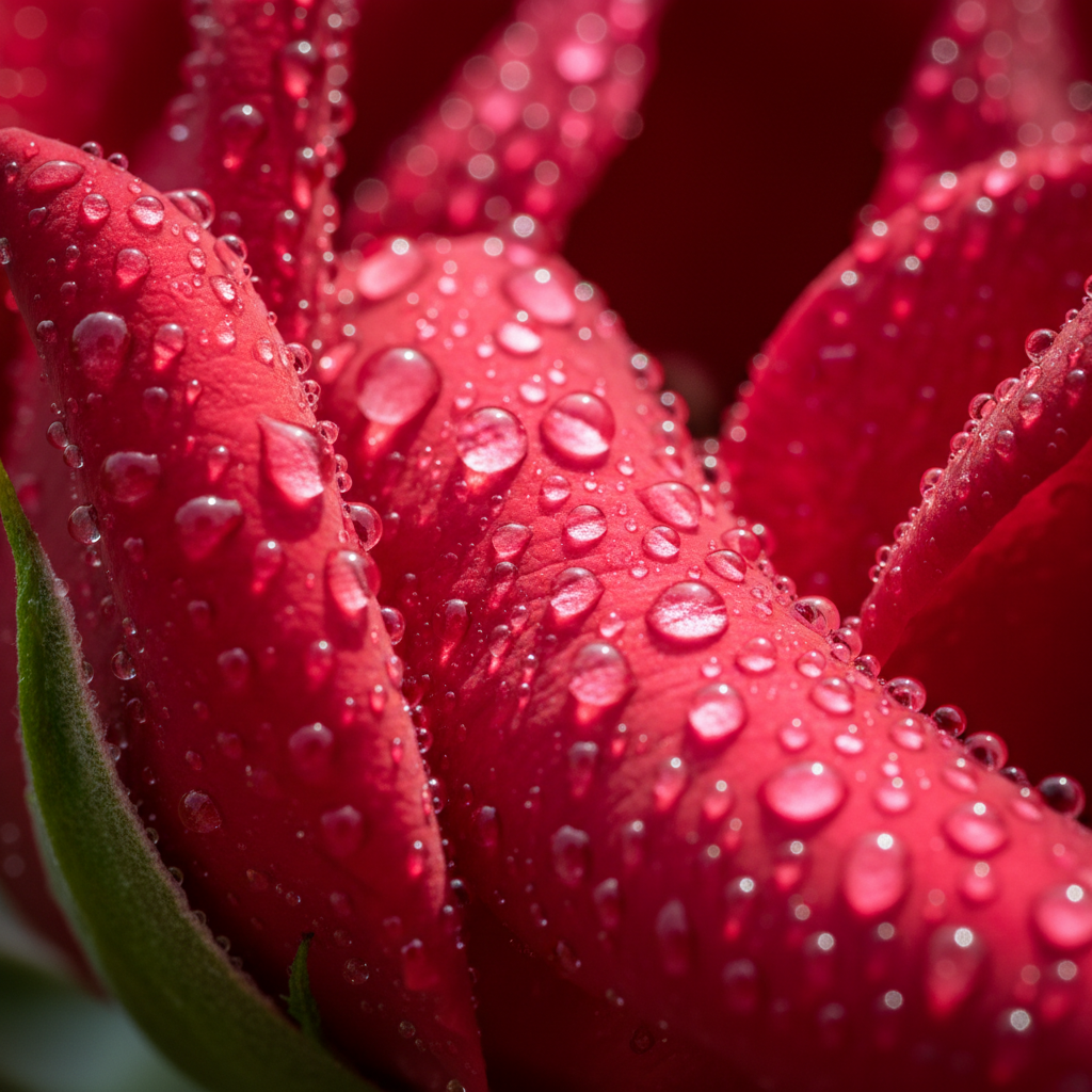 Photorealistic flowers printed on Moab Slickrock Metallic Pearl