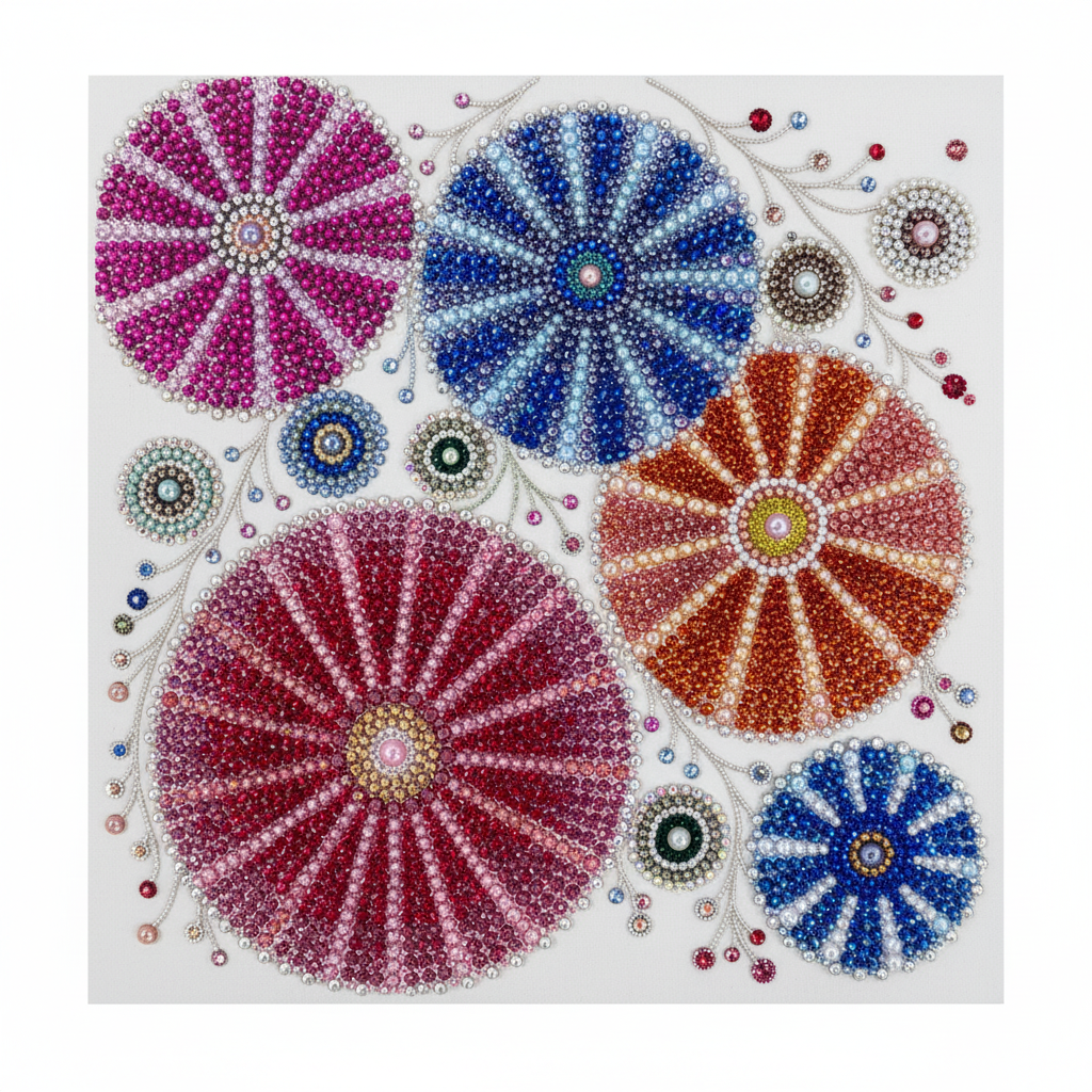 Symphony of Color - Rhinestone Artwork