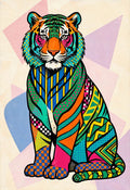 The Joyful Tiger — pop art tiger fine art print